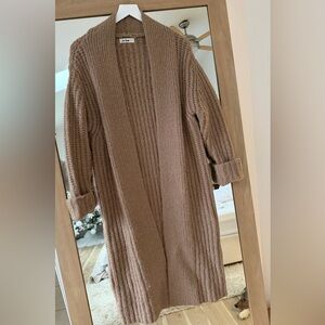 In Bloom Taupe Knit Cardigan